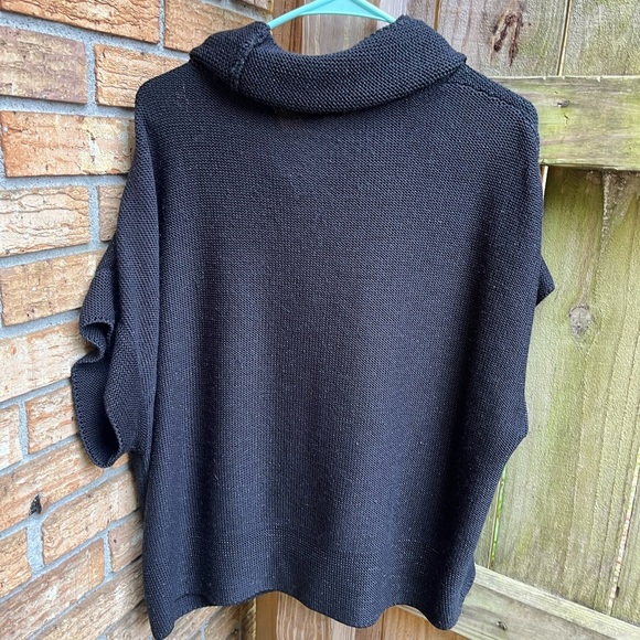Coldwater Creek Charcoal Cowl Neck Sweater - Picture 3 of 3
